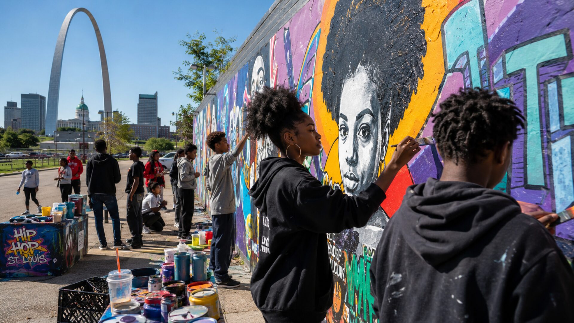 Youth-participating-in-a-community-art-program-in-St-Louis-creating-murals